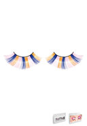 Pink-blue-yellow Glitter Eyelashes